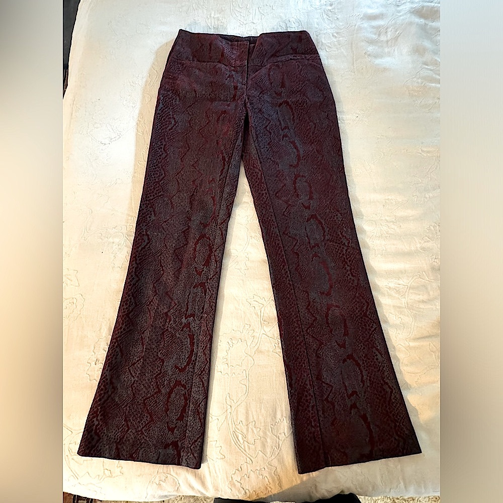 Handmade velvet snake pants
